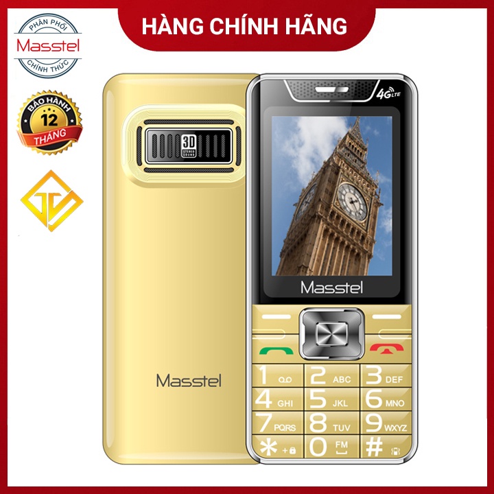 Điện thoại Masstel IZI 55 4G , Pin trâu 1800mah - Hàng chính hãng