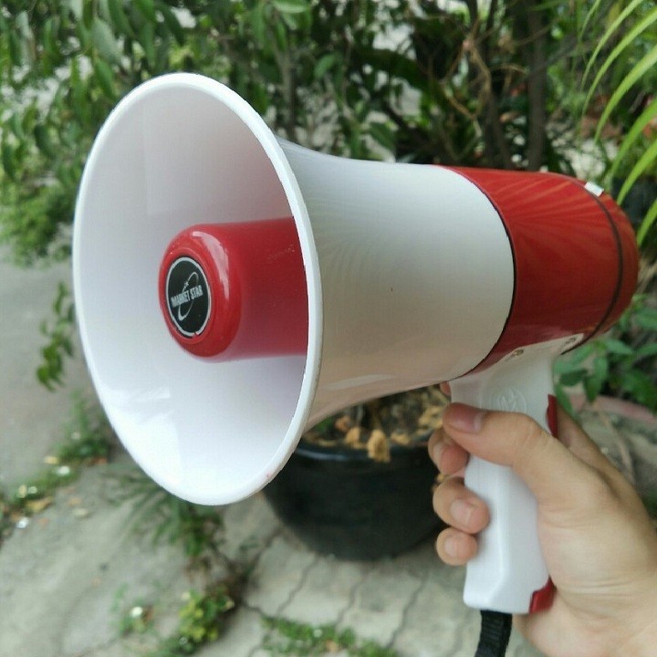 Loa Phát Thanh Megaphone Đọc USB Cao Cấp + Tặng Kèm Pin Và Cáp Sạc