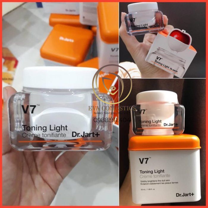 Kem V7 Toning Light Dr.Jart chính hãng Hàn Quốc hộp vuông 50ml 2020