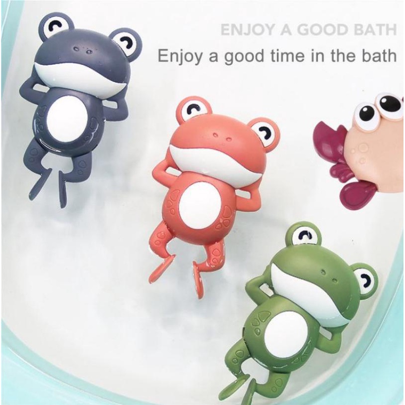 Đồ chơi nhà tắm cho bé combo 3 chú ếch bơi thông minh JIMADO AB8000