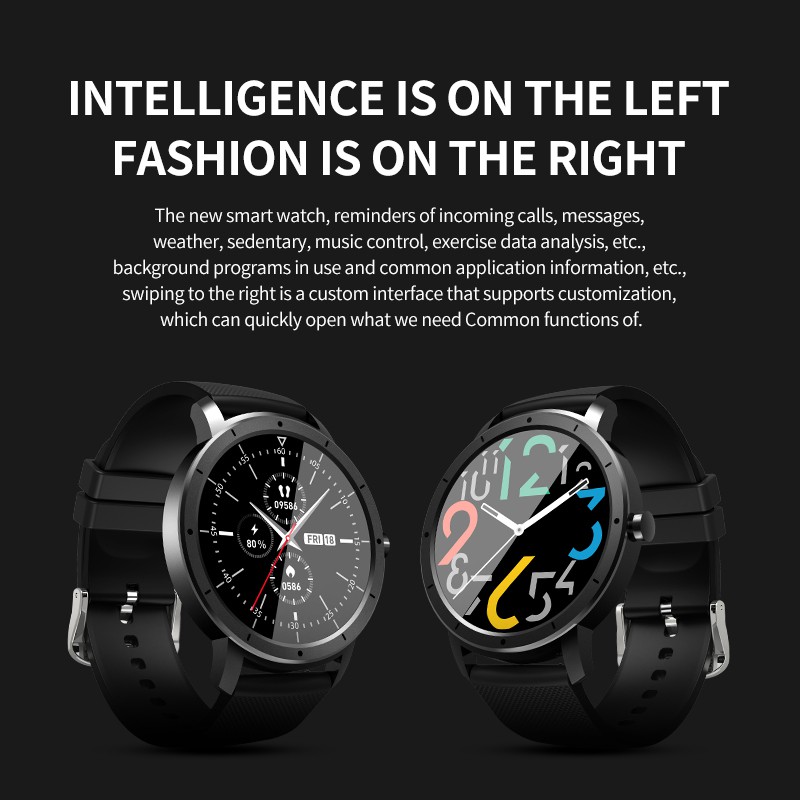 HW21 Smart Watch IP68 Waterproof Heart Rate Blood Oxygen Blood Pressure Sleep Montior Fitness Tracker Smartwatches For IOS Android