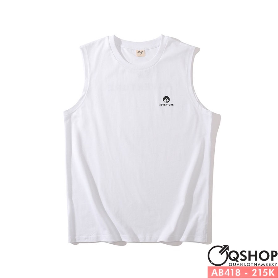 Áo thun ba lỗ thun cotton QSHOP AB418