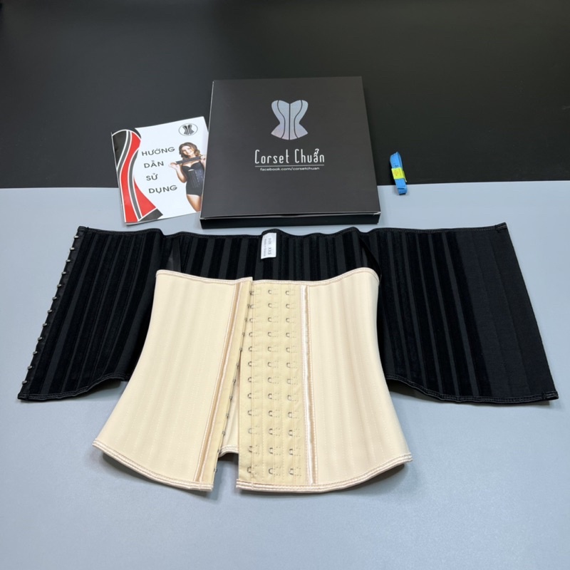 Đai nịt bụng latex 25 xương ( HÀNG CHUẨN ) tặng thước dây