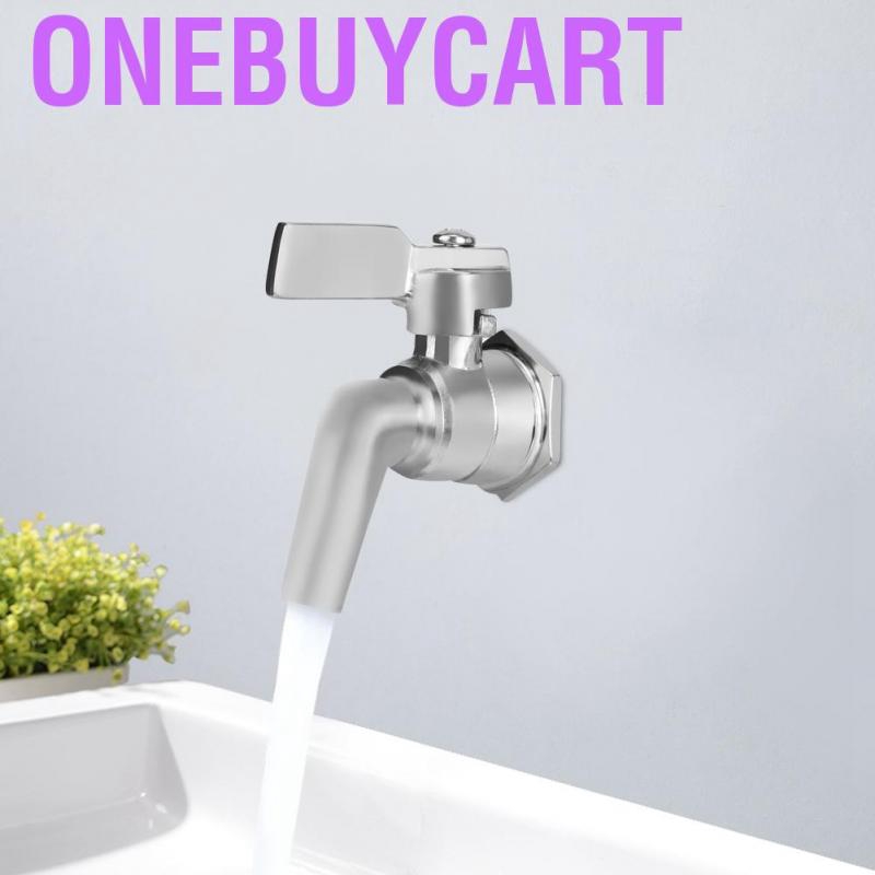 Onebuycart Adjustable Alinory Stainless Steel Beer Faucet Tap for Homebrew Wine Drink Dispenser