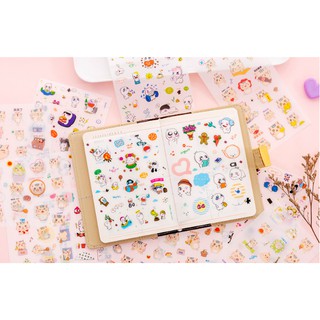 Set nhiều Sticker Dán Sổ, Dán Tường Ghi Chú Book Mark