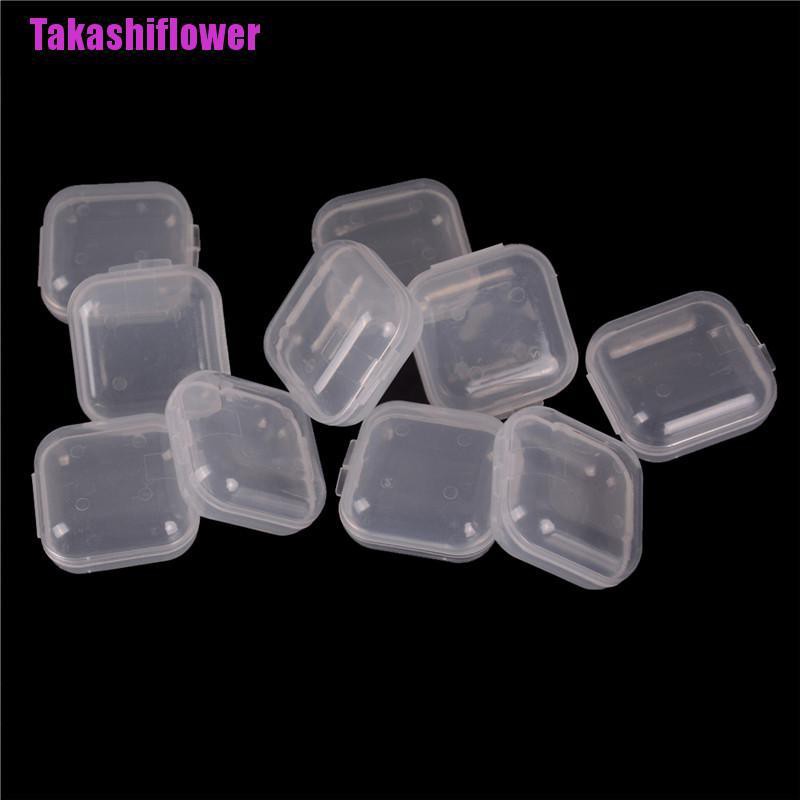 Set 10 Hộp Nhựa Trong Suốt Đựng Đồ Tiện Lợi