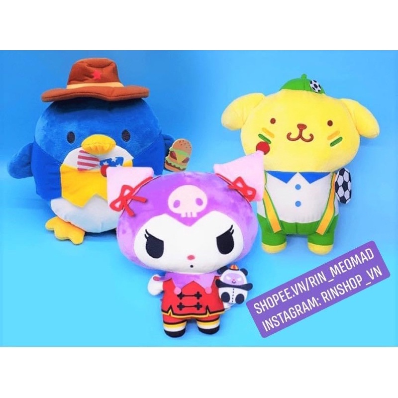 [TOREBA] Thú bông Sanrio Characters - World Doll Big Type 2 - Pompompurin - Kuromi