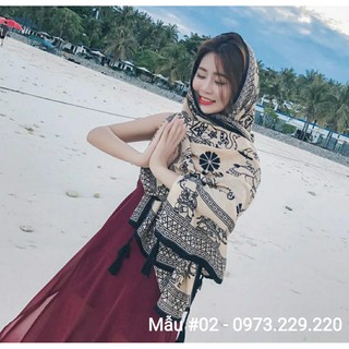 Khăn Choàng Đi Biển Nhiều Mẫu