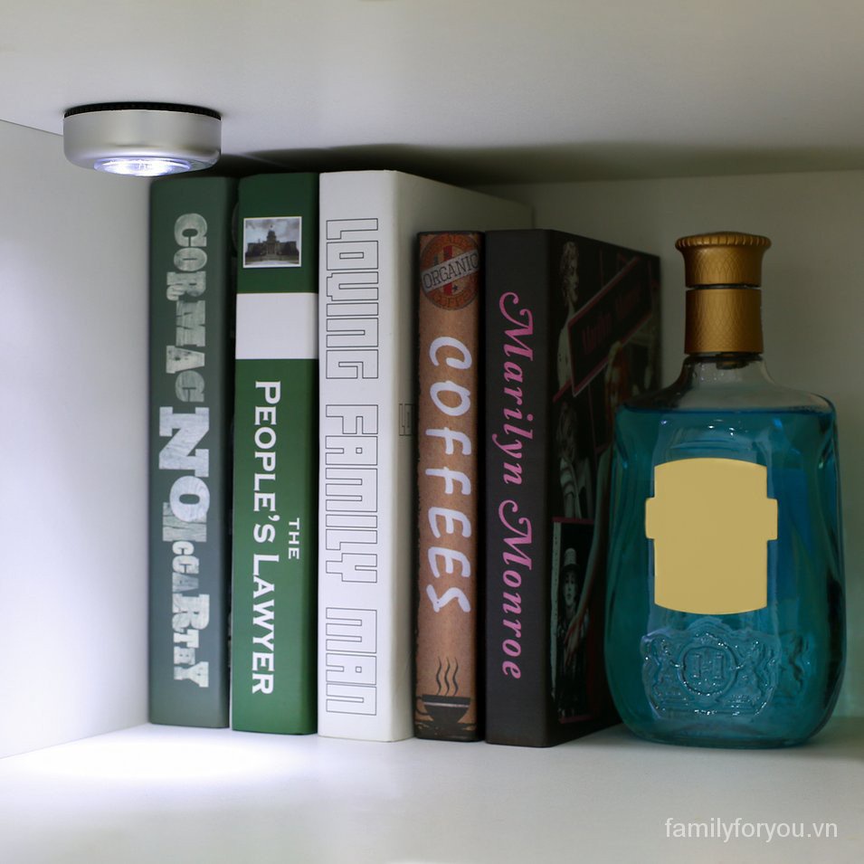 Đèn LED mini không dây dán tường tiện lợi cho nhà bếp xe hơi