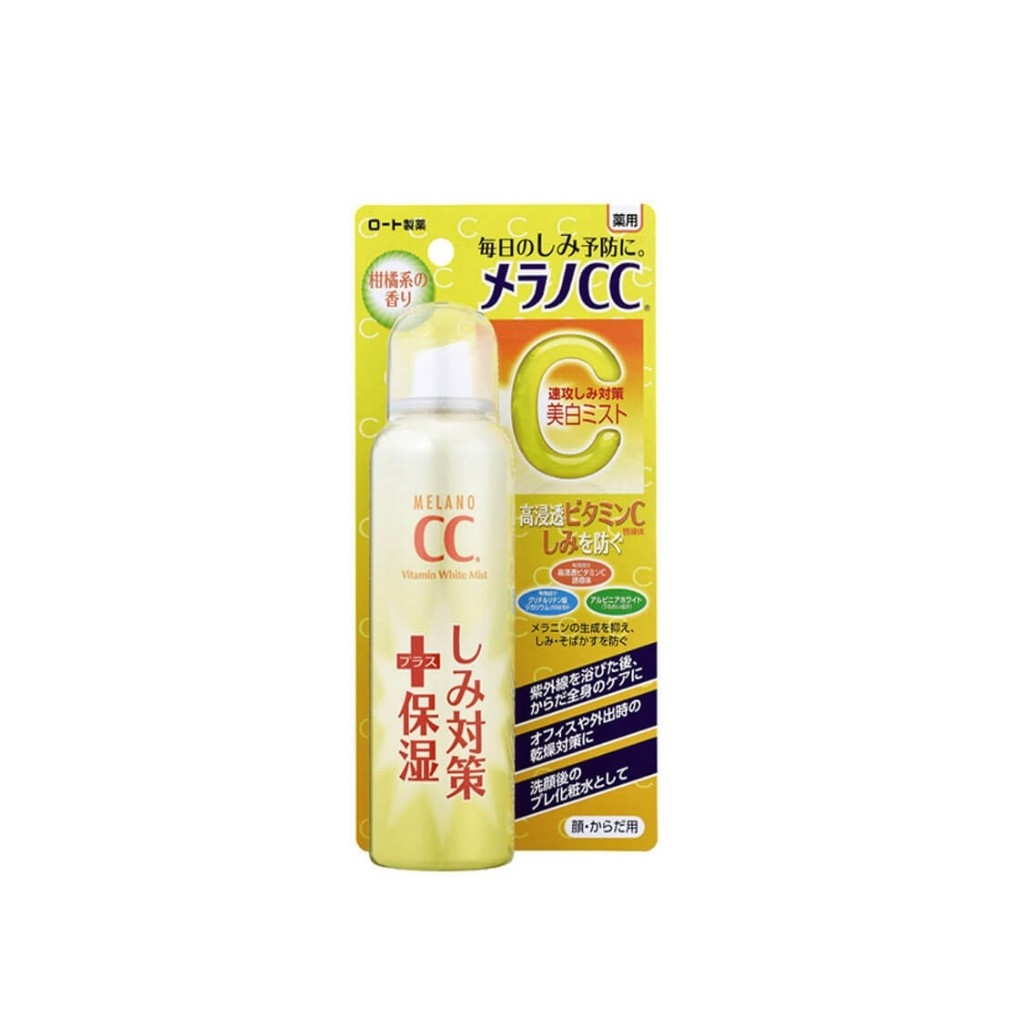 Xịt Khoáng CC Melano Rohto Whitening Mist 100g