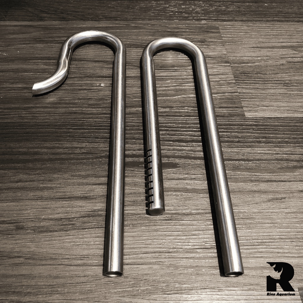 Bộ In Out Inox Ø12 || Ø16 Dùng Cho Lọc Thùng Bể Cá Thuỷ Sinh