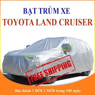 Bạt phủ xe ô tô 7 chỗ LAND CRUISER chất liệu cao cấp che nắng mưa không thấm nước
