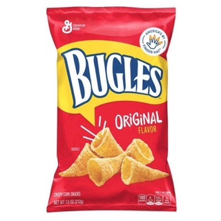 Bánh snack ngô giòn Bugles Original Flavor Crispy Corn, Bugles Nacho Cheese 212g