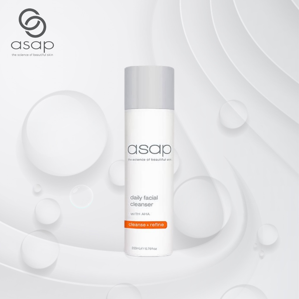 HÀNG NHẬP KHẨU - Sữa Rửa Mặt Da Dầu Mụn Asap Daily Facial Cleanser Sạch Sâu, Tái Tạo Da 50ml/200ml