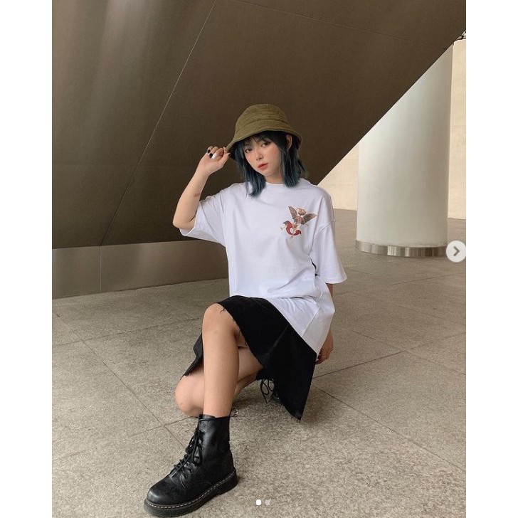 Áo thun Bobui Logo Xương Trắng chuẩn REAL full tag túi