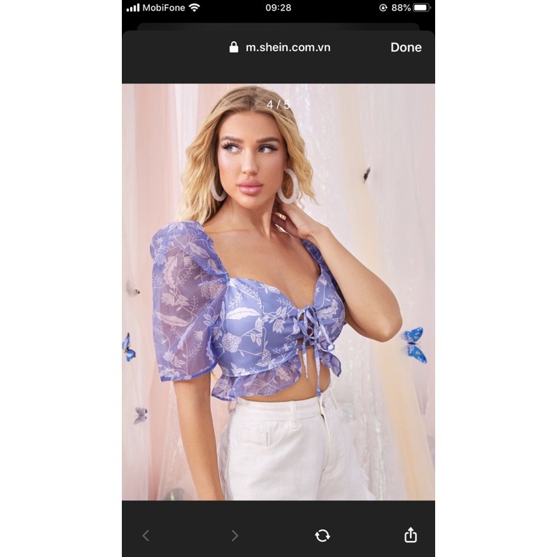 Áo croptop Hoa | BigBuy360 - bigbuy360.vn