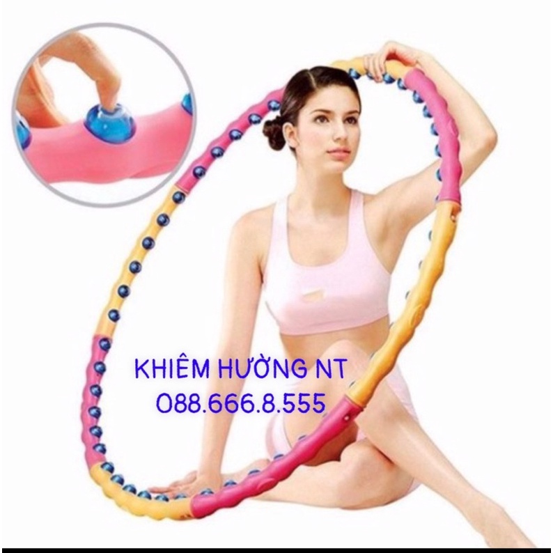 Vòng Lắc giảm eo Masage Lắp Ráp