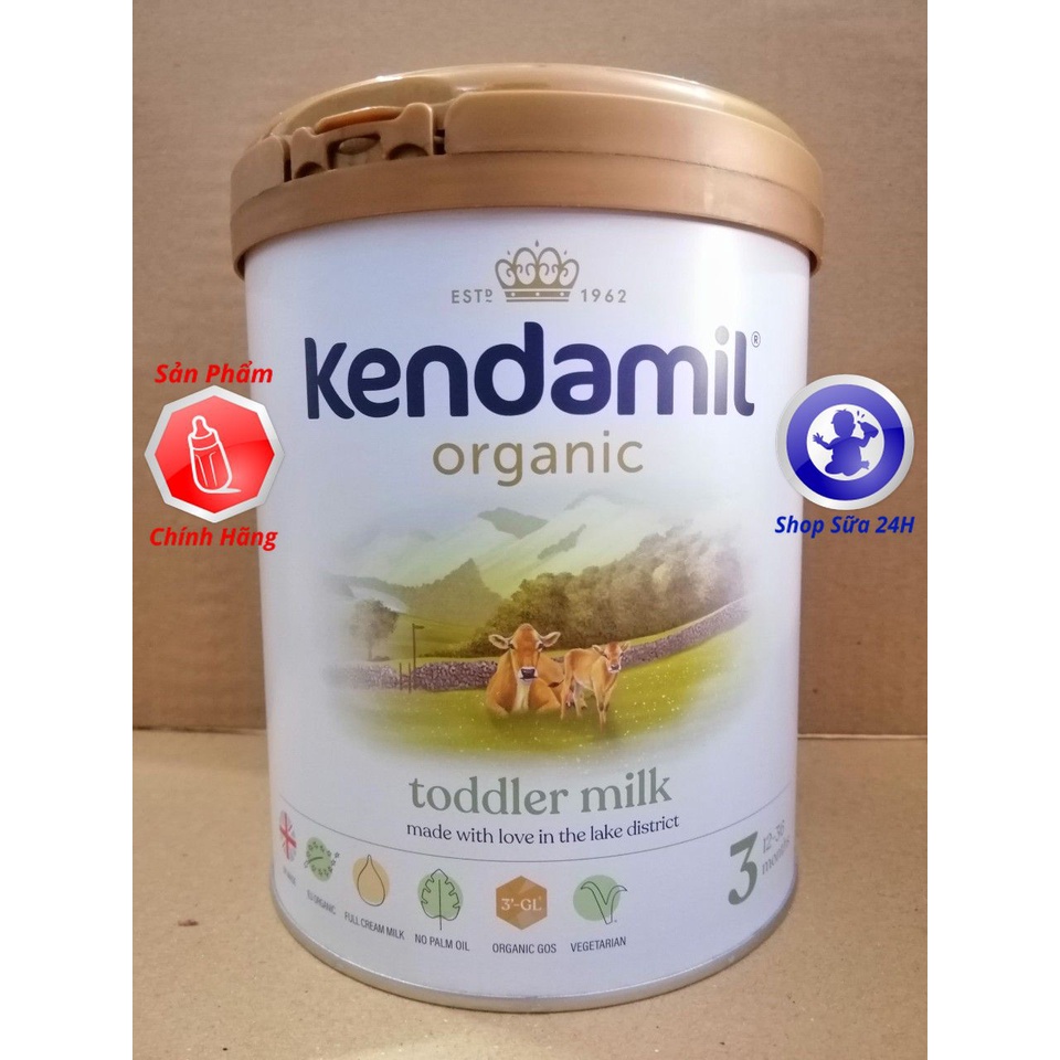 Sữa Kendamil Organic Số 1, 2 ,3 Lon 800g