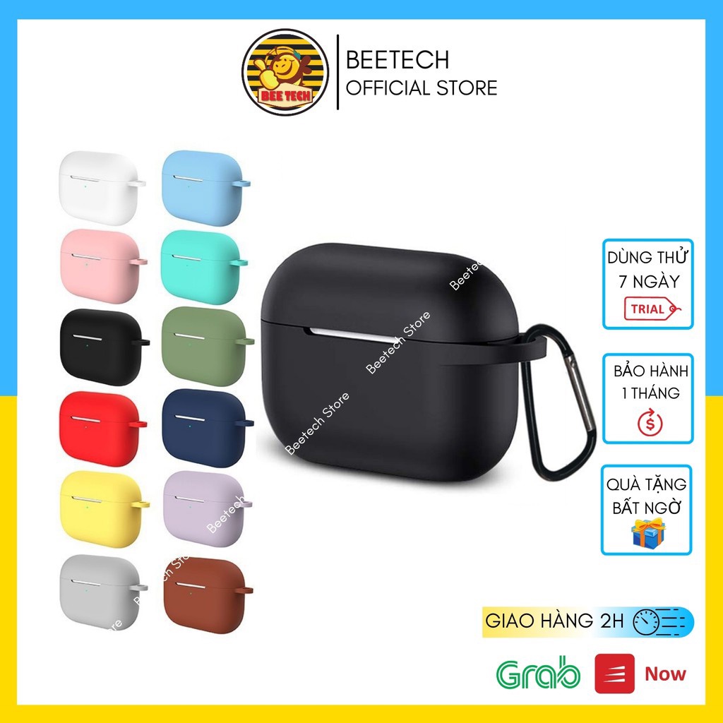 Ốp chống bẩn Airpod pro , vỏ bảo vệ Airpod nhiều màu - Beetech