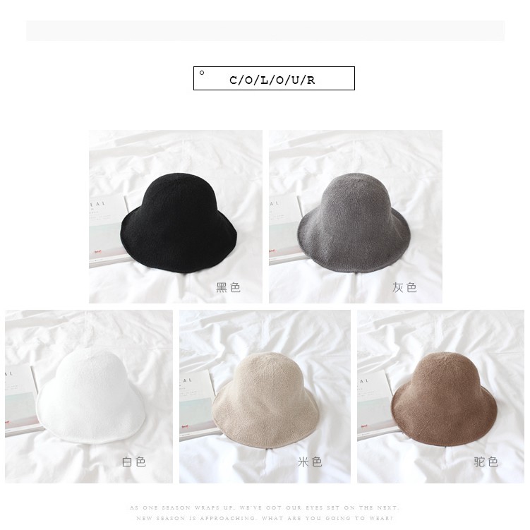 Mũ rộng vành cotton vải lanh phong cách Nhật Bản thời trang dành cho nữ