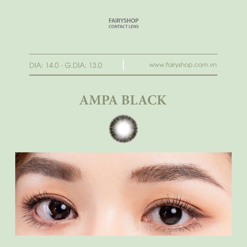 Áp Tròng Sugar Pearl Brown 14.0mm - Kính Áp Tròng FAIRY SHOP CONTACT LENS độ 0 đến 6