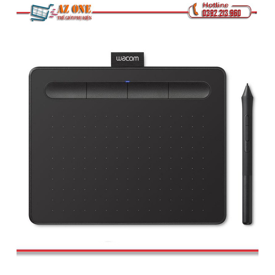 Bảng Vẽ Thiết Kế Đồ Họa Chuyên Nghiệp Hỗ Trợ Đa Nền Tảng PC,Laptop,Smartphone Wacom Intuos S CTL-4100