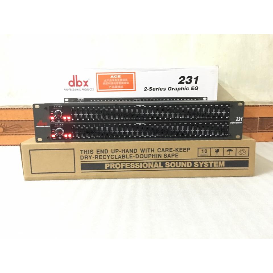 Lọc xì equalizer dbx 231 - lọc âm karaoke + TẶNG DÂY CANON CAO CẤP