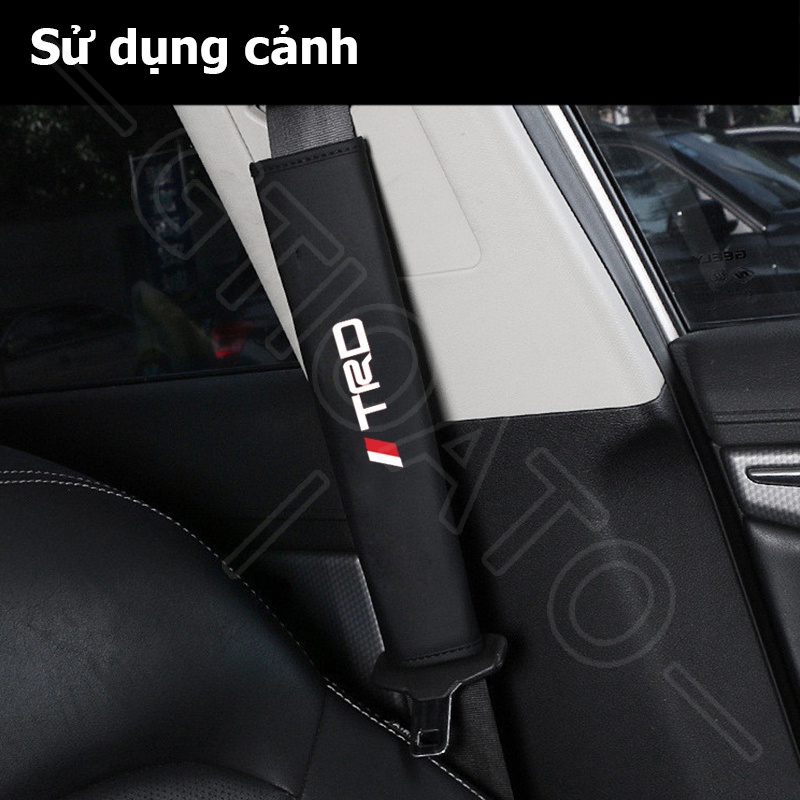 GTIOATO TRD Da DâY Đai An ToàN Ô Tô CàI DâY An ToàN Ô Tô BọC DâY An ToàN Xe HơI Phụ Kiện Oto Trang Trí Oto Phụ KiệN BêN Trong Ô Tô Cho Toyota Raize Corolla Cross Vios Veloz Innova Camry Hilux Yaris Fortuner Wigo Altis RAV4 Avanza Hiace