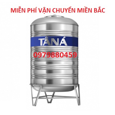 Bồn nước, téc nước đứng inox304 Tân á, Bảo hành 15 năm