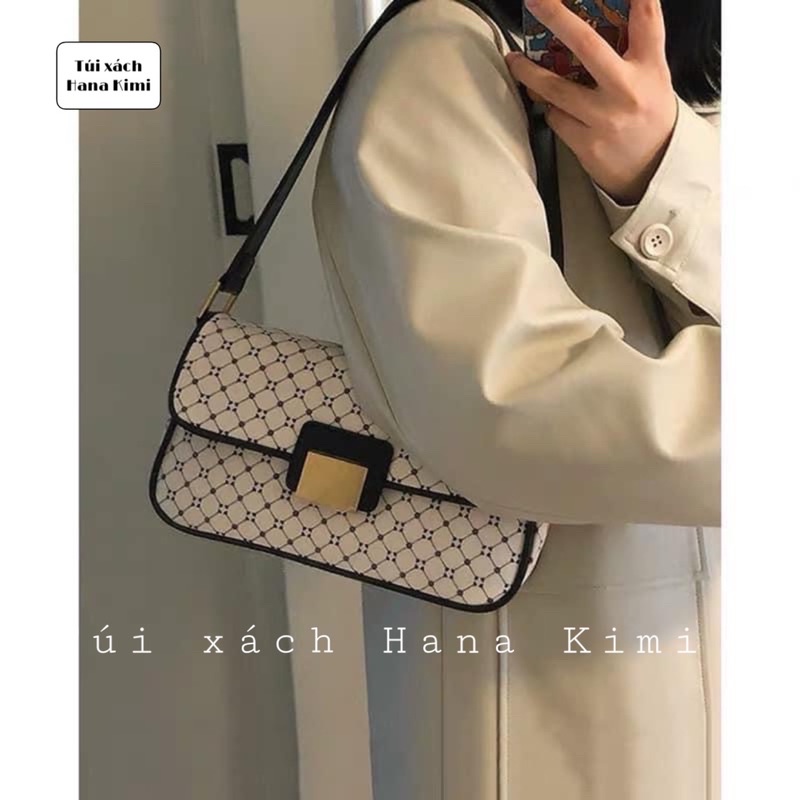 Túi kẹp nách hoạ tiết size 25 phom mềm