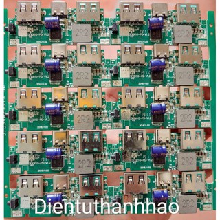 mạch sạc dự phòng sạc nhanh type c pd qc3.0 18w cho iphone typec full tụ 2usb ip5328