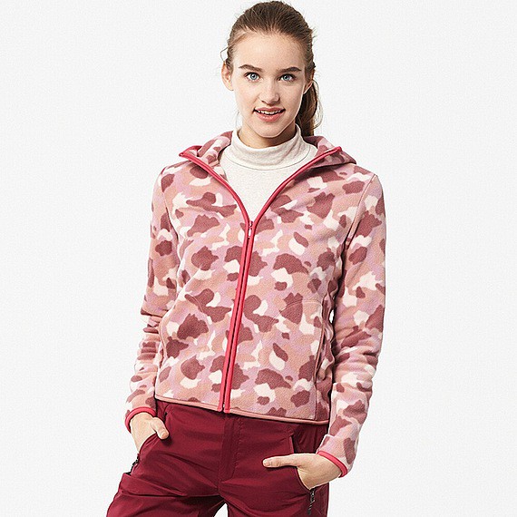 Áo khoác nỉ liền mũ - size L