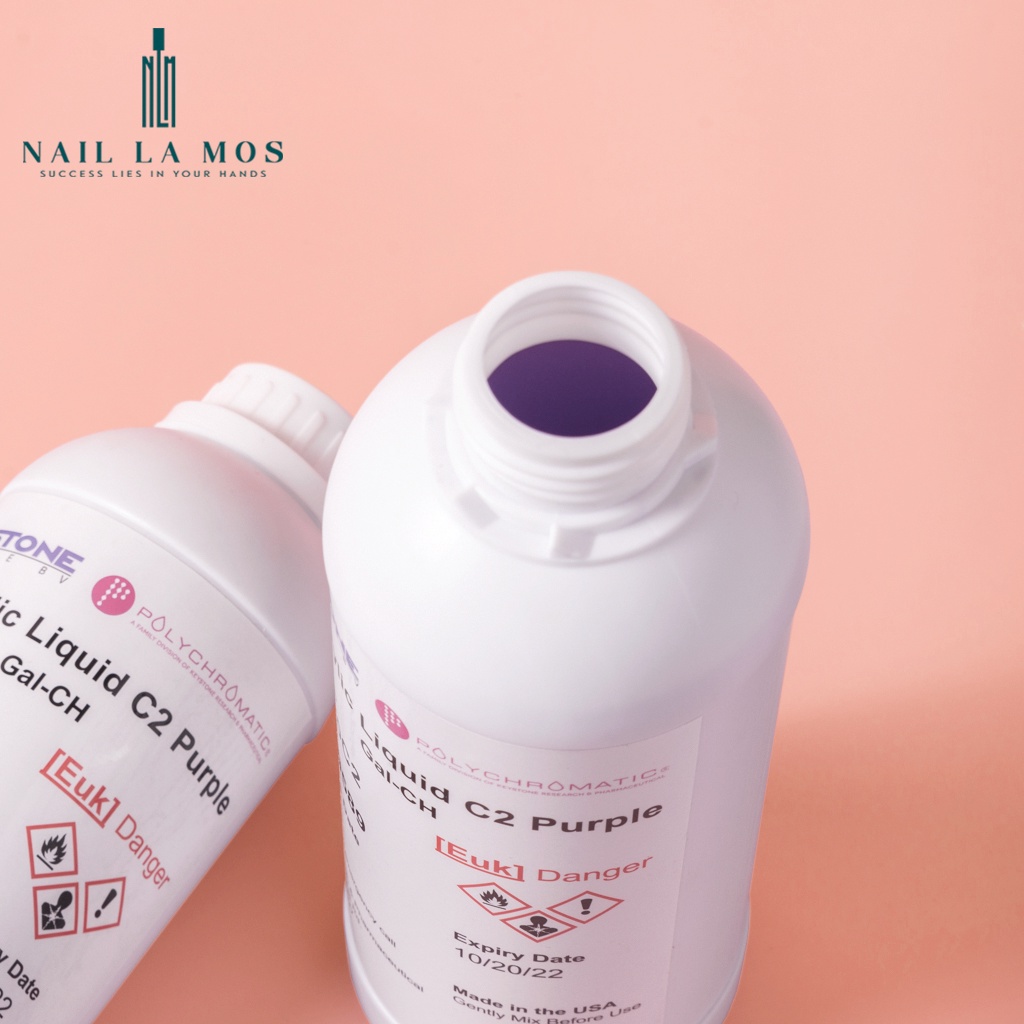 Dung dịch tím đắp bột nặn hoa Keystone chính hãng nhập khẩu từ Mỹ - không kén bột, giúp bột dẻo, lâu khô (1000ml)