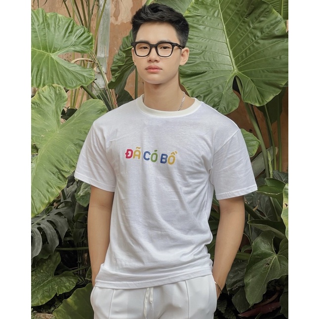 Áo Thun Unisex Nam Nữ  ĐÃ CÓ BỒ/CHƯA CÓ BỒ Màu Trắng/Đen Ulzzang Hot Trend Street Style Mr Smile 99 Shop