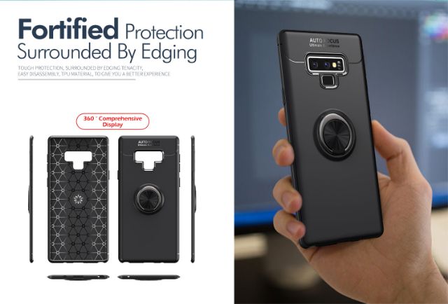 Ốp lưng Samsung Note 9 chống sốc kiêm nhẫn Ô tô hiệu Auto Focus cao cấp