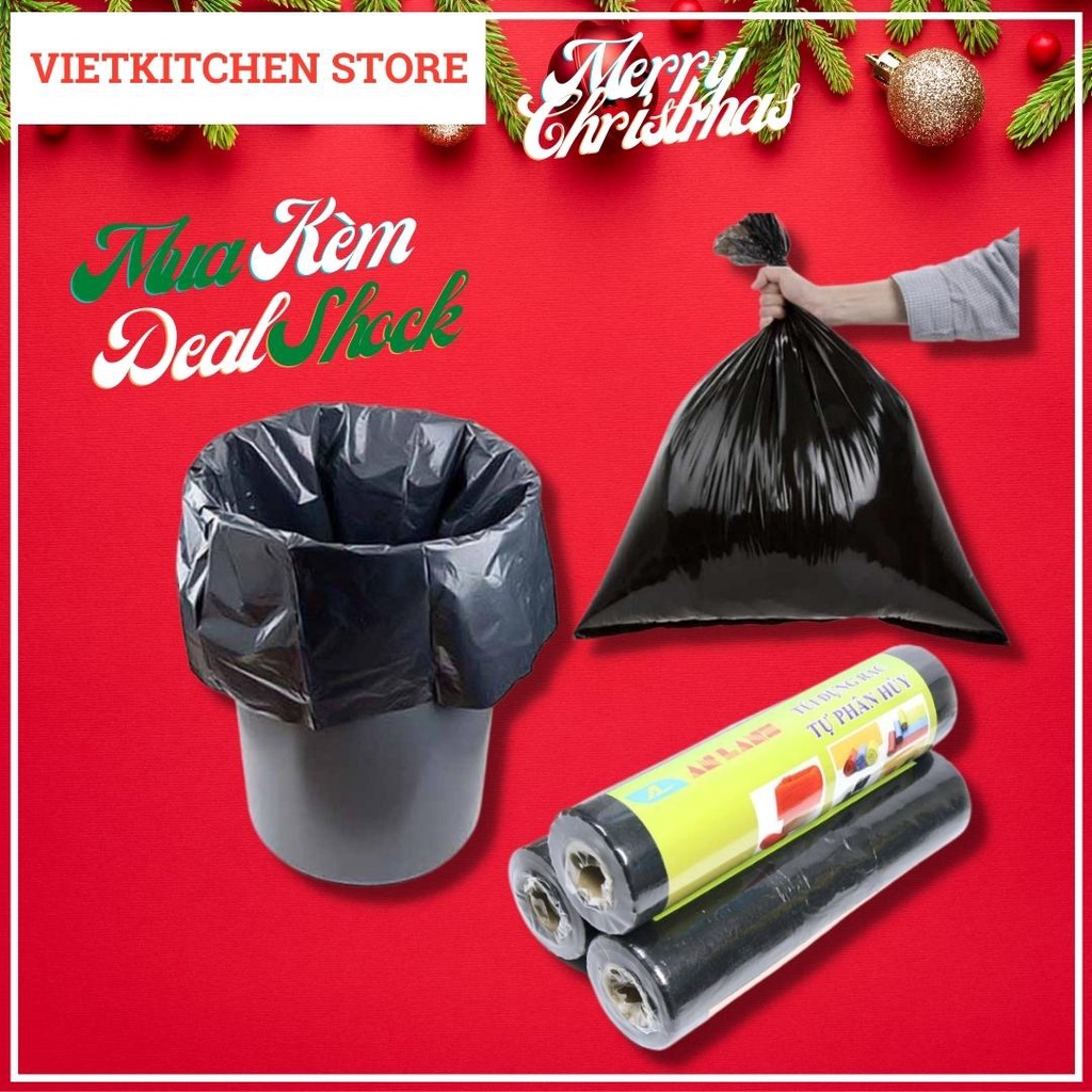 Túi Rác Tự Phân Hủy An Lành VietKitchen Túi Rác Tiện Dụng Không Gây Hại Môi Trường