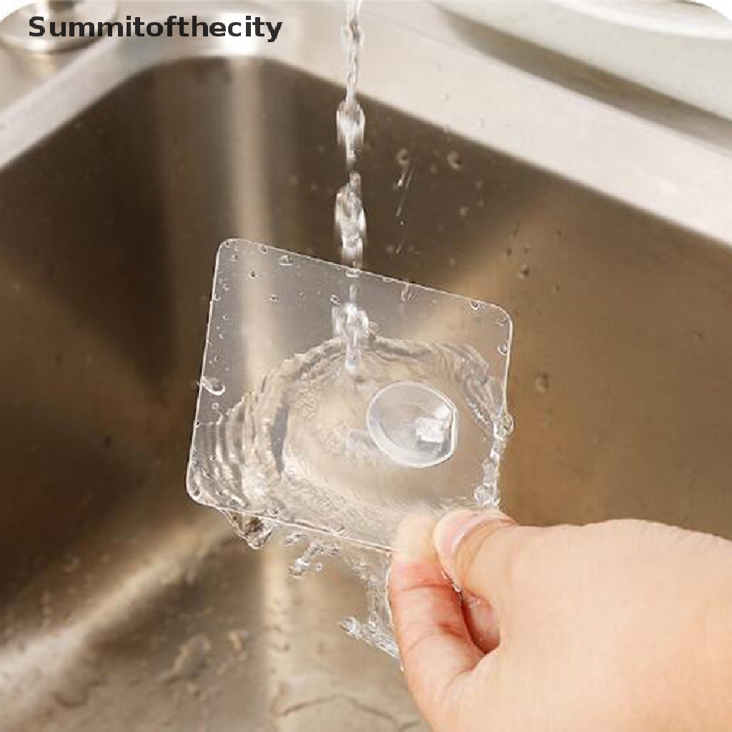 1 Móc Treo Đồ Có Giác Hút Trong Suốt Chắc Chắn Tiện Dụng Cho Phòng Tắm / Nhà Bếp