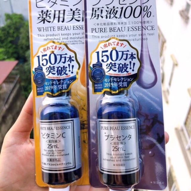 (video mua hàng)SERUM PURE BEAU ESSENCE DƯỠNG TRẮNG , ngừa nám giảm tàn nhang