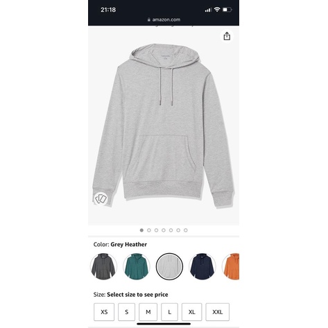Áo nỉ hoodie cho nam Amazon essential xuất khẩu