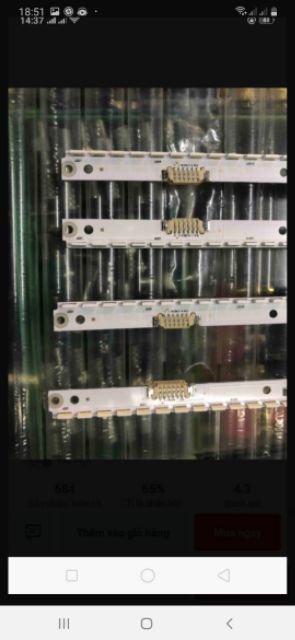 Thanh led viền tivi samsung 40in giá bán 2 thanh chuyên cung cấp các loai thanh lét ti vi lét viền hàng mới  nhiều loại