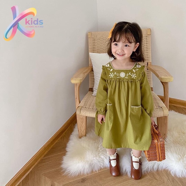 Váy thêu xuất Hàn