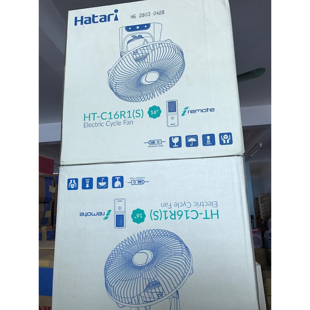 Quạt đảo trần Thái Lan Hatari HT-C16R1 có điều khiển từ xa (Trắng)