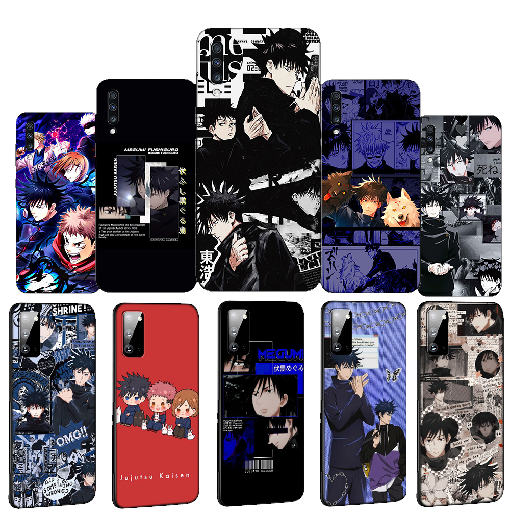 Ốp điện thoại silicon mềm hình Anime Jujutsu Kaisen Megumi Fushiguro GL47 cho Samsung Galaxy J2 J4 J5 J6 J7 Prime Plus J4+ J6+