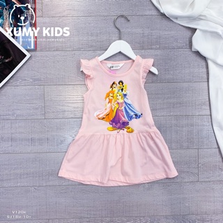 Váy cotton hm hoạt hình