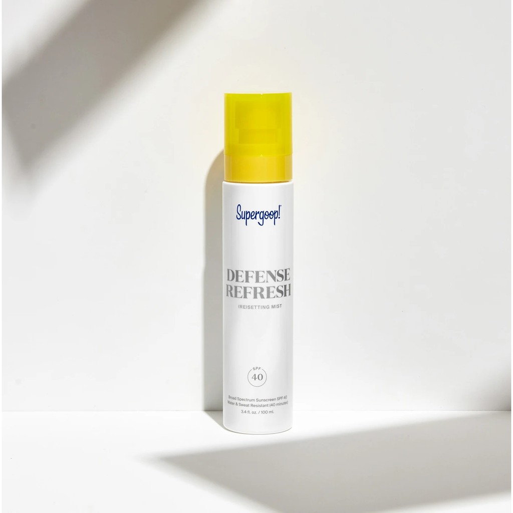 Supergoop! Xịt khoáng chống nắng Defense Refresh (Re)Setting Mist Broad Spectrum Sunscreen SPF 40 100ml