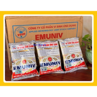 Chế phẩm vi sinh emuniv ủ phân và rác thải hữu cơ