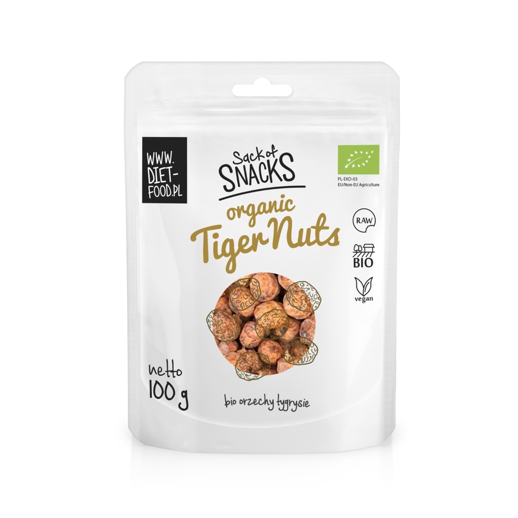 Hạt hổ Tiger Nuts (hạnh nhân đất) hữu cơ Diet Food 100g