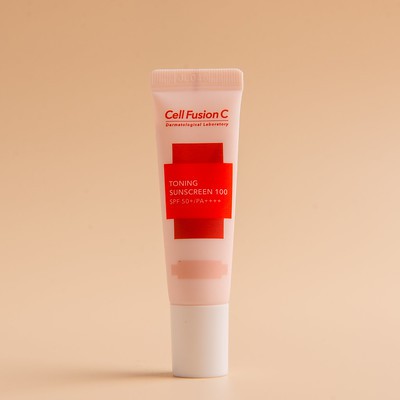Kem chống nắng Cell Fusion C Toning Sunscreen 100 nâng tông da 10ml (Hồng)