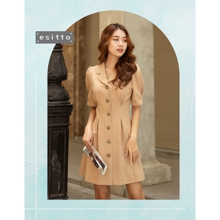 ESOWB12012] ĐẦM CỔ VEST THIẾT KẾ SANG TRỌNG - esitto
