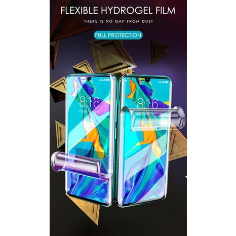 Bộ 3 miếng hydrogel dán bảo vệ màn hình cho Huawei P20 P30 Lite Pro P40 P Smart 2019 Honor 10 Lite 9 8X 9X